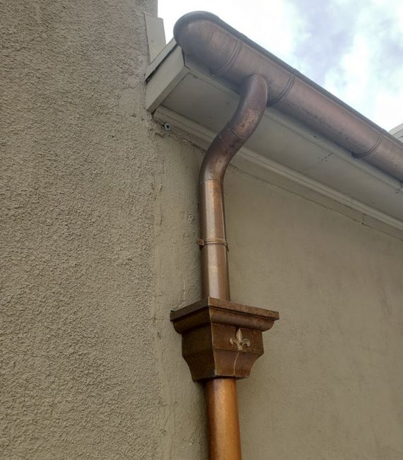 commercial downspout in lethbridge ab provided by RoofEdge